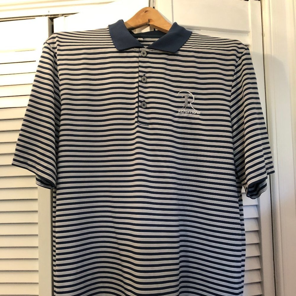 Adidas Men golf shirt Renditions    size L